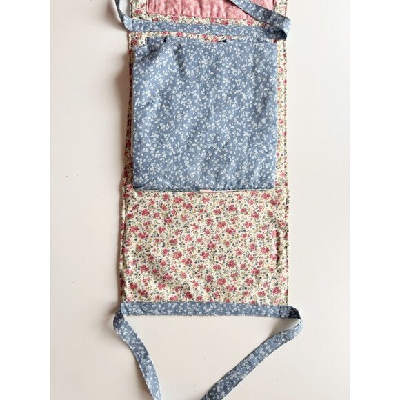 Vintage SUTTLES & SEAWINDS Floral Cottagecore Cotton Travel Toiletry Caddy - Picture 5 of 12